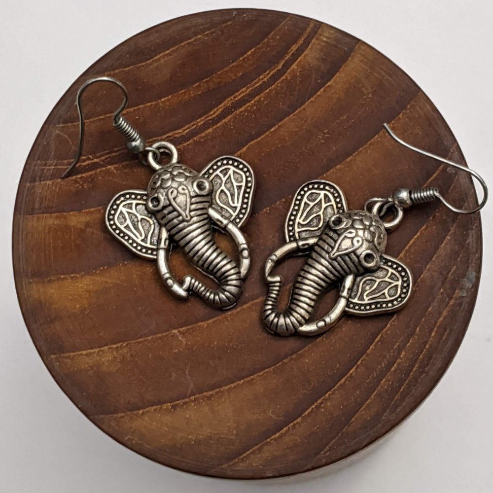 Indian Elephant Earrings